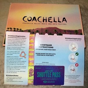Coachella 2022 Weekend 1 wristbands